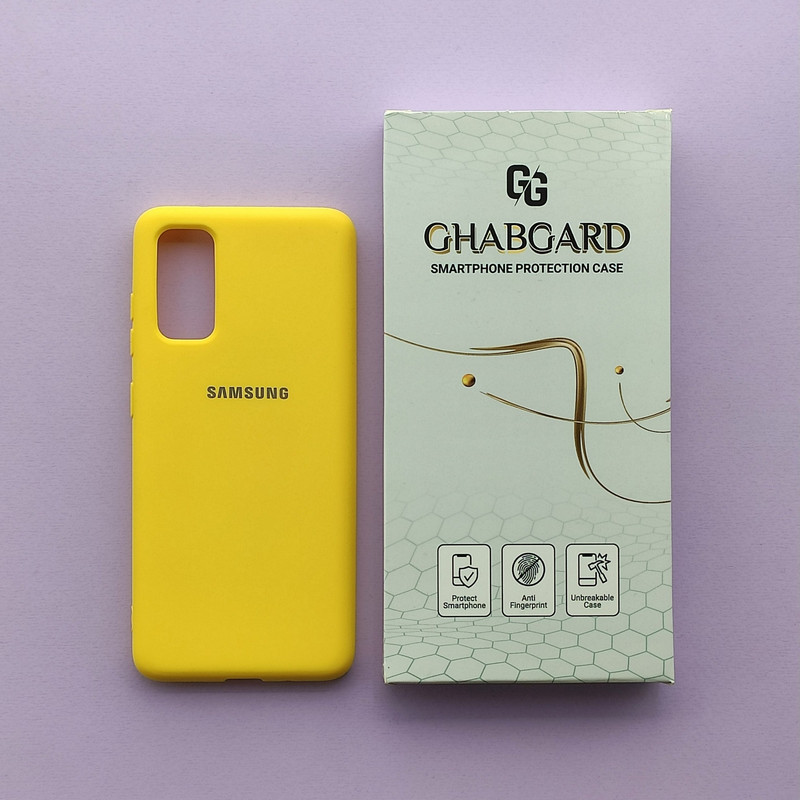 کاور قاب گارد مدل سیلیکونی ساده مناسب برای گوشی موبایل سامسونگ Galaxy S20