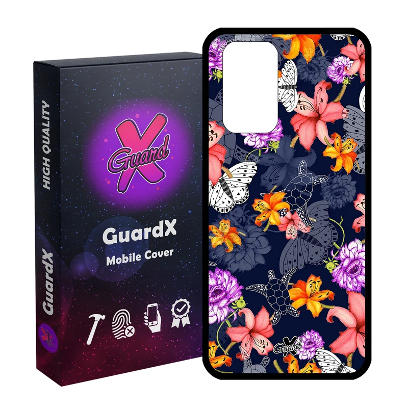 کاور گارد ایکس طرح گل مدل Glass10207 مناسب برای گوشی موبایل شیائومی Redmi Note 10 Pro / Note 10 Pro Max