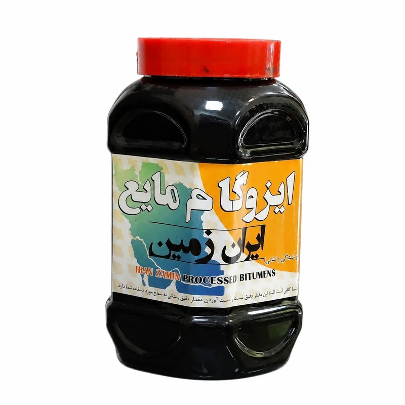 ایزوگام مایع ایران زمین مدل الیاف دار وزن 1 کیلوگرم