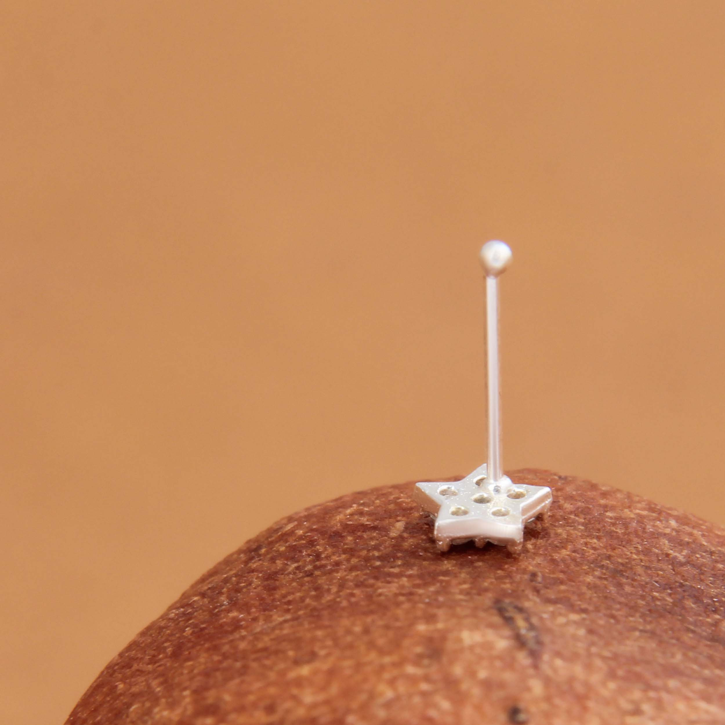 پیرسینگ نقره زنانه مدل فانتزی کد GZN_277