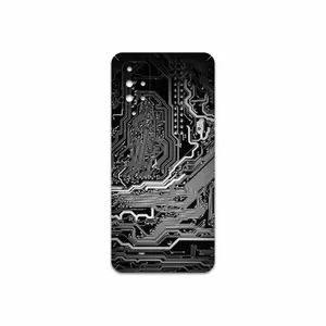 MAHOOT Black-Printed-Circuit-Board Cover Sticker for Samsung Galaxy M31S