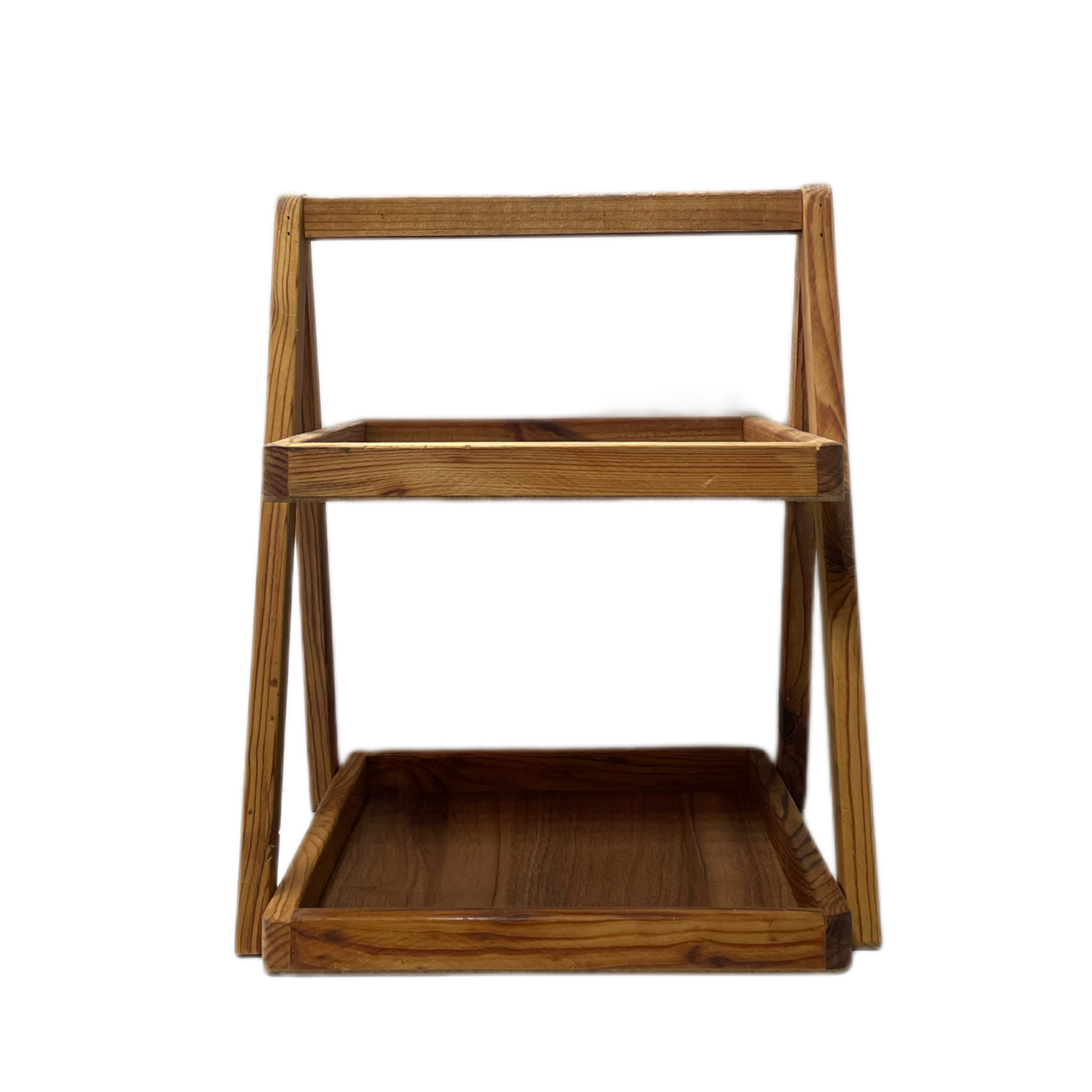 استند جا ادویه ای مدل دو طبقه چوبی کد 207