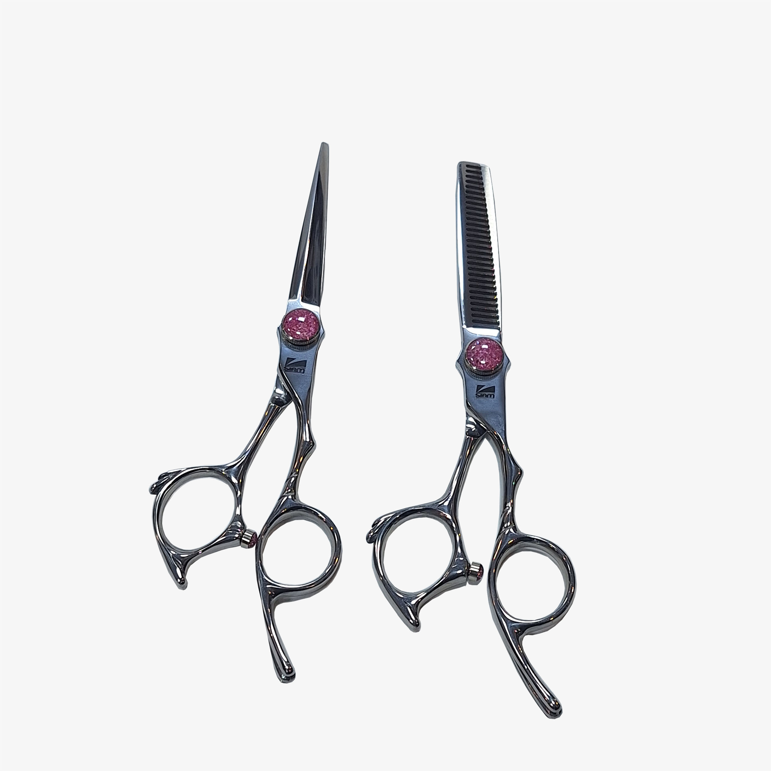 قیچی آرایشگاهی صیام مدل Lady P-B60-8 به همراه قیچی پیتاژ
