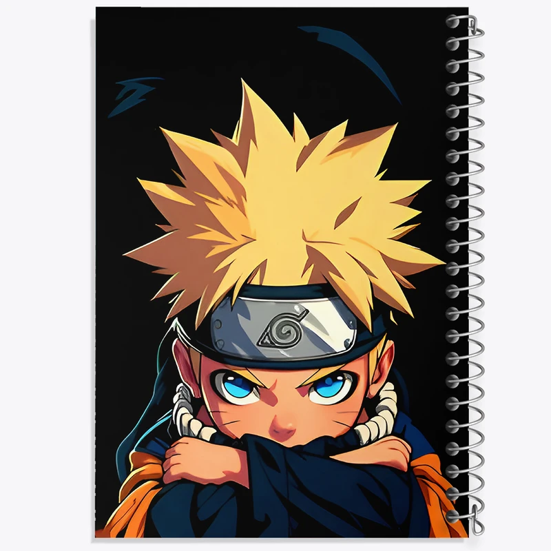 دفتر لیست خرید 50 برگ خندالو طرح انیمه ناروتو (Naruto) کد F6792