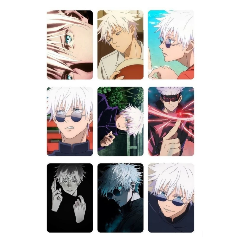 استیکر لپ تاپ طرح انیمه کد 5 مجموعه 9 عددی