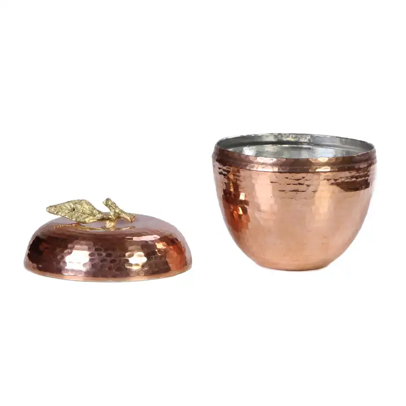 قندان مسی طرح سیب کد ZH04.3