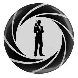 پیکسل طرح جیمز باند 007 مدل S1843