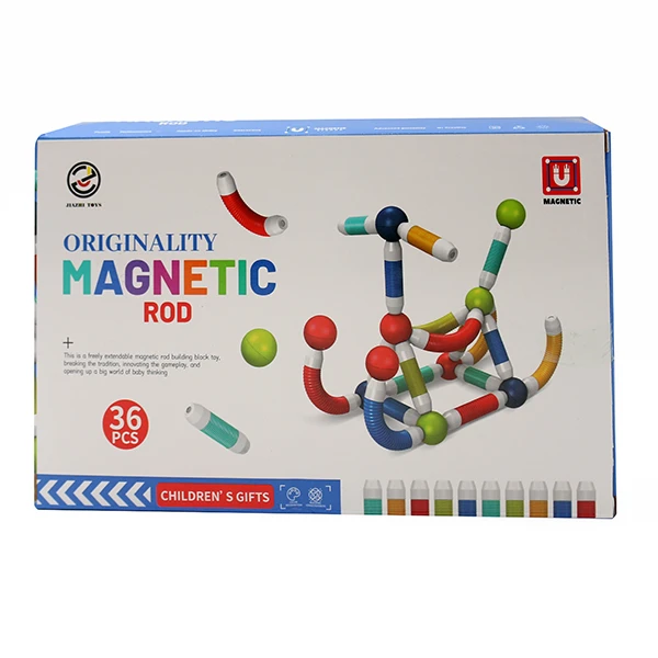 ساختنی 36 تکه با کیدز مدل مگنت گوی و میله کد 26841