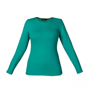 تی شرت آستین بلند زنانه برنس مدل مهرانا رنگ سبز روشن