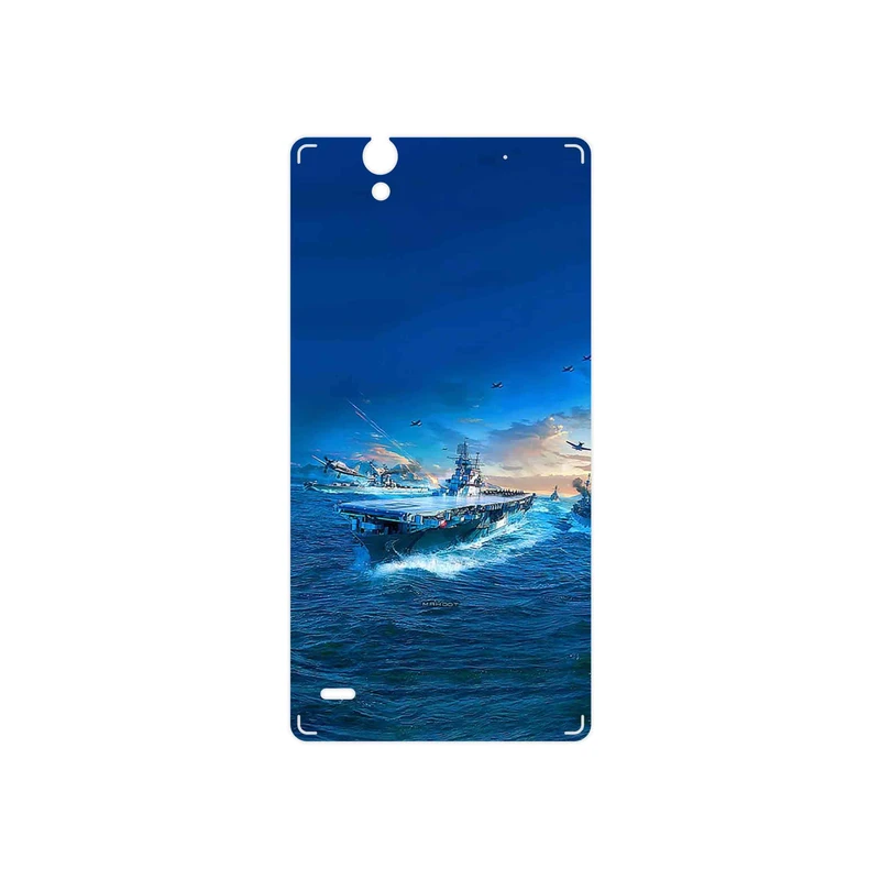 برچسب پوششی ماهوت مدل Warship مناسب برای گوشی موبایل سونی Xperia C4