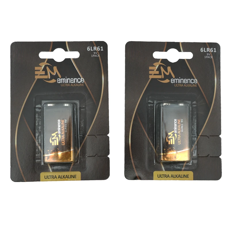 باتری کتابی امیننس مدل 6LR61 بسته دو عدد