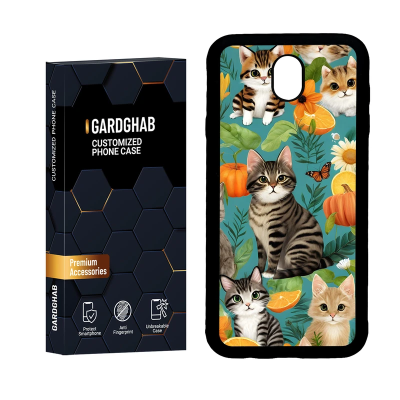 کاور گارد قاب مدل دور ژله ای هنری مناسب برای گوشی موبایل سامسونگ Galaxy J5 Pro