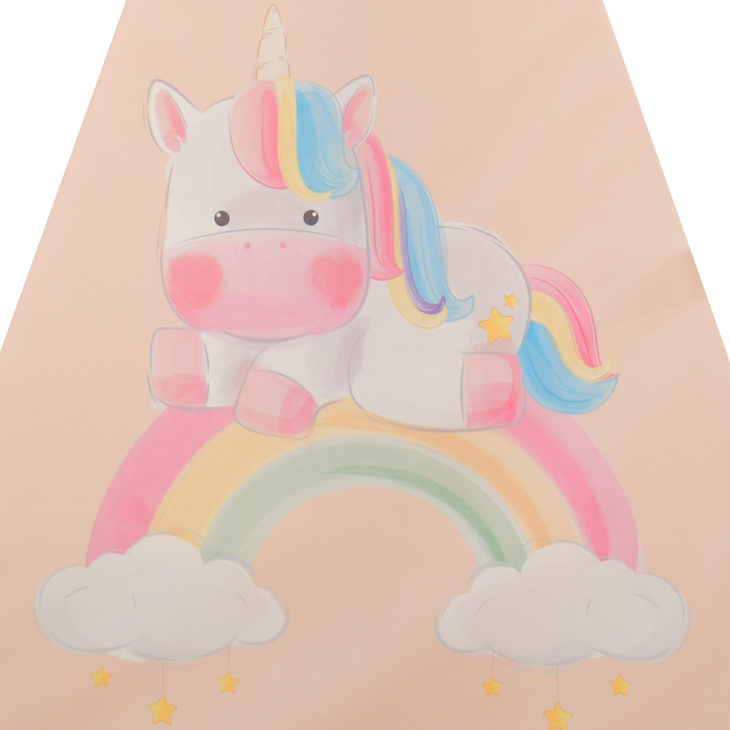 چادر بازی کودک مدل سرخپوستی طرح تکشاخ کد PT513 به همراه کوسن