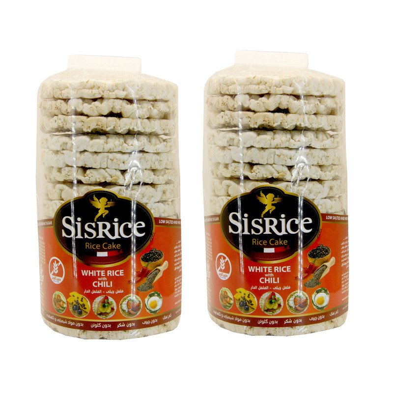رایس کیک چیلی سیس رایس -120 گرم بسته 2عددی