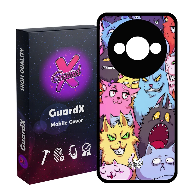 کاور گارد ایکس طرح Zebra مناسب برای گوشی موبایل شیائومی Redmi A3 4G/ A3X 4G/ Poco C61