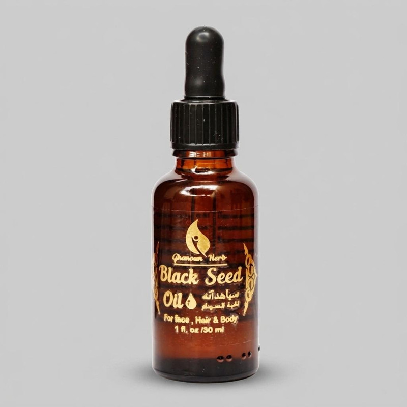 روغن پوست و موی گیاه قانون مدل سیاه‌دانه حجم 30 میلی‌لیتر تهیه‌شده با پرس سرد، مناسب انواع پوست، بهبود سفیدی مو و تغذیه‌کننده پوست و مو