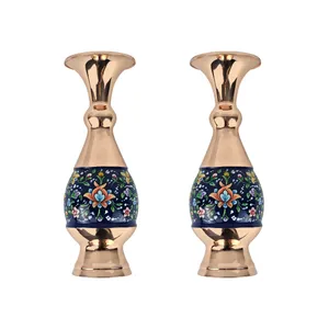  گلدان مسی مدل پرداز کد g16 مجموعه 2 عددی