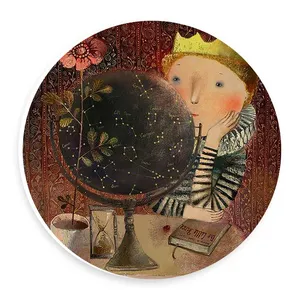  دیوارکوب طرح  شازده کوچولو و گل رز مدل wtb761