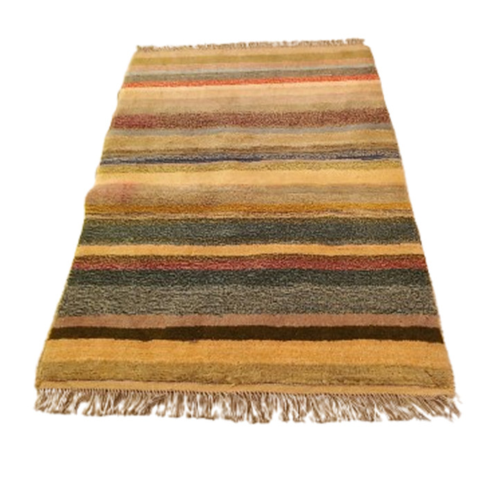 گبه فرش دستباف یک ونیم متری مدل بافت قشقای شیراز کد NKP.Z.N/36