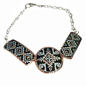 دستبند زنانه مدل میناکاری کد 5629