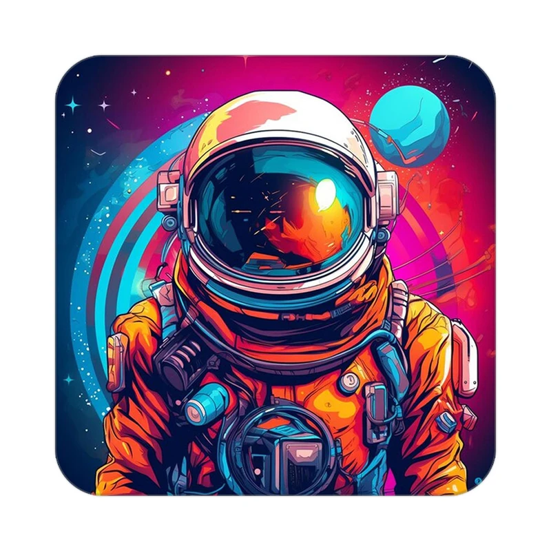 زیر لیوانی کاکتی طرح فضانورد مدل mp46494