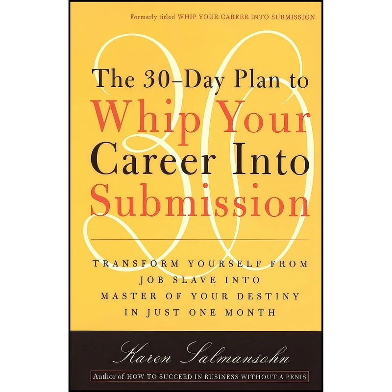 کتاب The 30-Day Plan to Whip Your Career Into Submission اثر Karen Salmansohn انتشارات Currency