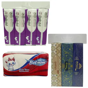 دستمال کاغذی بلمینی مدل خانواده کد B136 مجموعه 8 عددی