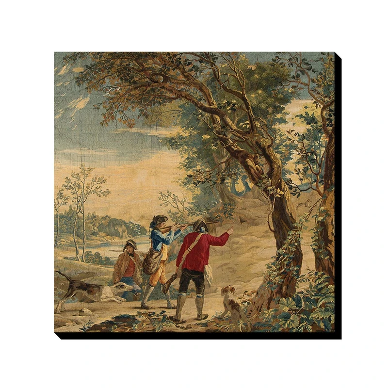 تابلو شاسی ترمه طراحان ایده مدل شکار خرگوش از گویا کد art0283