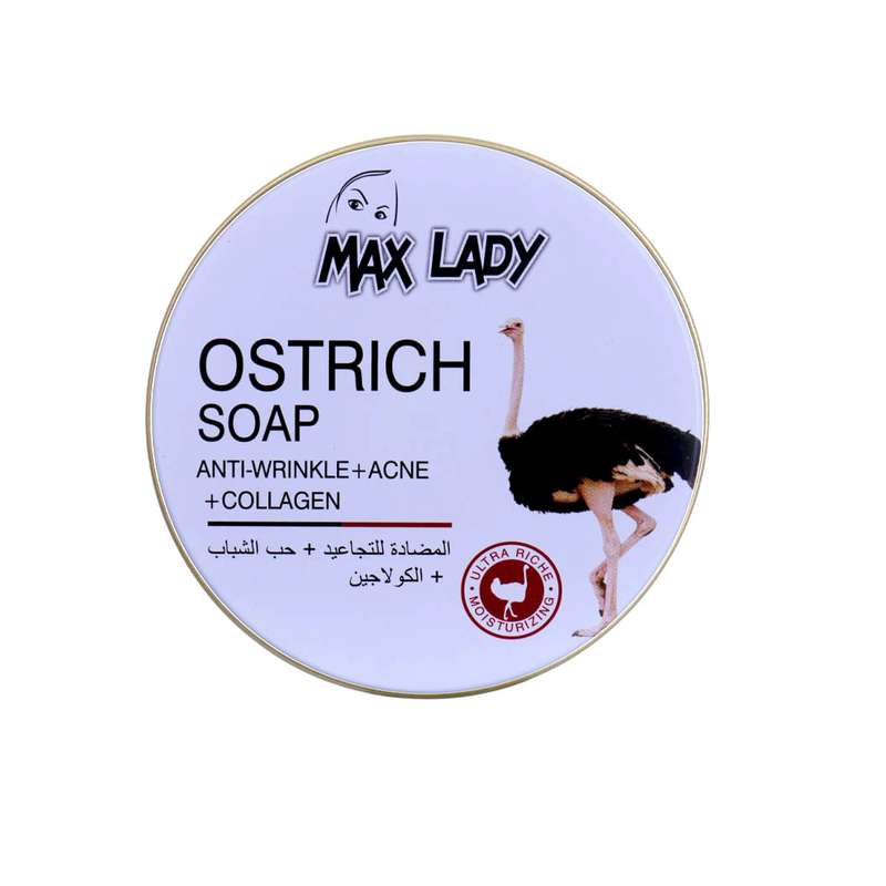 صابون شستشو مکس لیدی مدل شترمرغ وزن 100 گرم