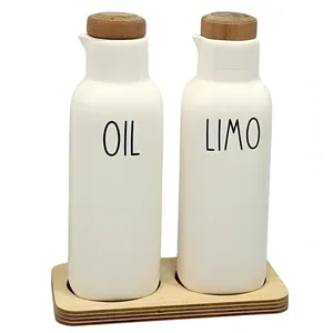 روغن ریز و آبلیموخوری مدل ostovane به همراه استند چوبی