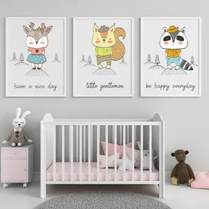 تابلو کودک و نوزاد آوین دریم مدل happy مجموعه سه عددی