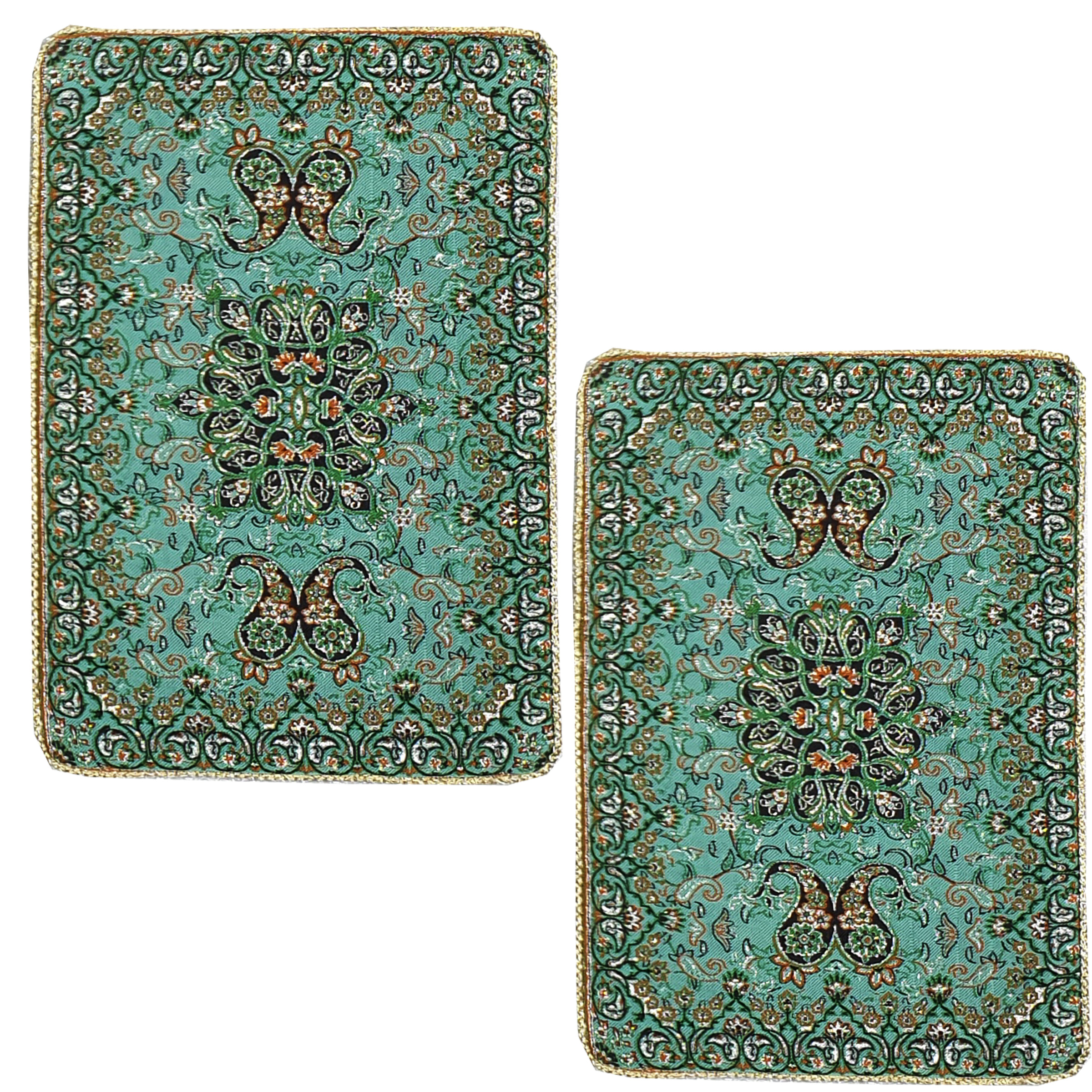 رومیزی ترمه مدل شاه عباسی کد 46 بسته 2 عددی