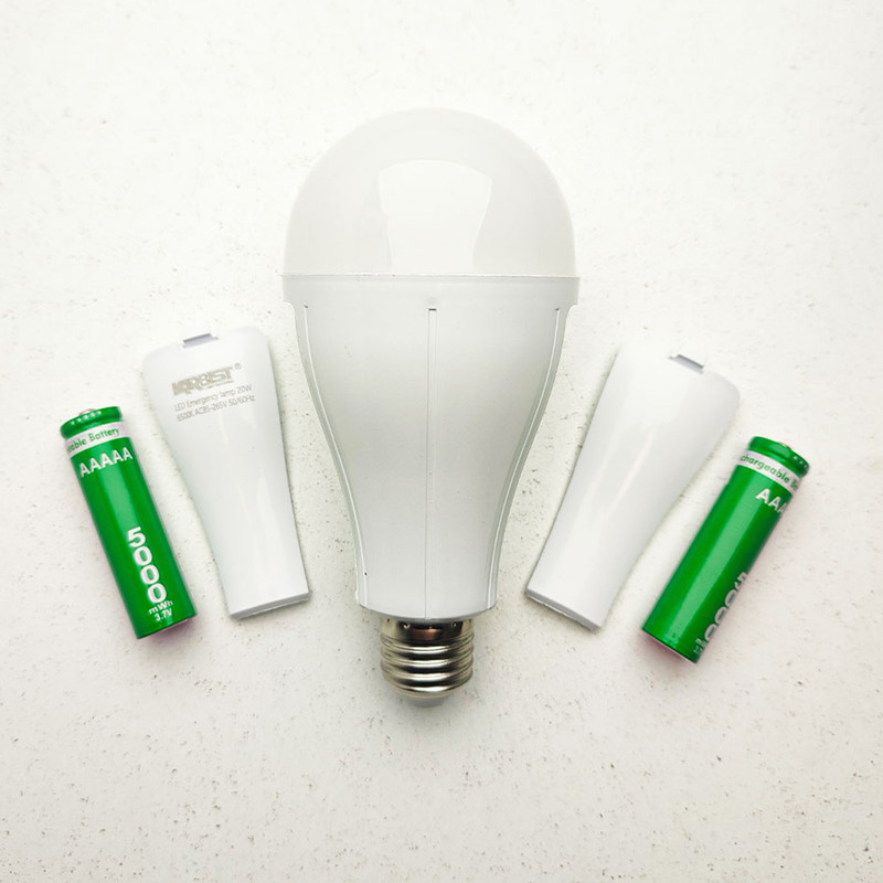 لامپ ال ای دی شارژی 20 وات مدل اضطراری پایه E27