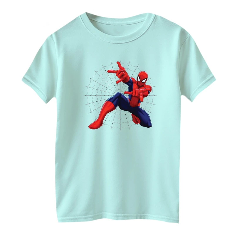 تی شرت آستین کوتاه بچگانه مدل مرد عنکبوتی کد ۱۵