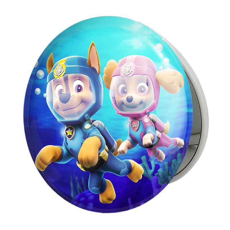 آینه جیبی خندالو طرح سگ های نگهبان Paw Patrol مدل تاشو کد 4721 