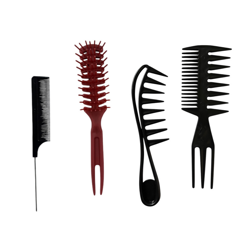 شانه مو مدل pinko بسته ۴ عددی