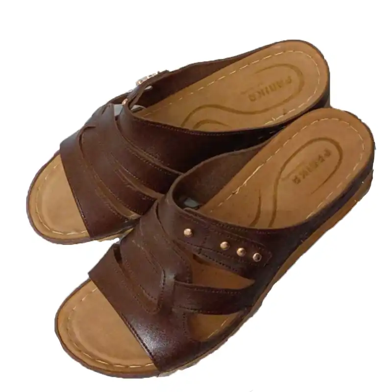 دمپایی زنانه مدل طبی دوردوخت پانیکا مدل N4