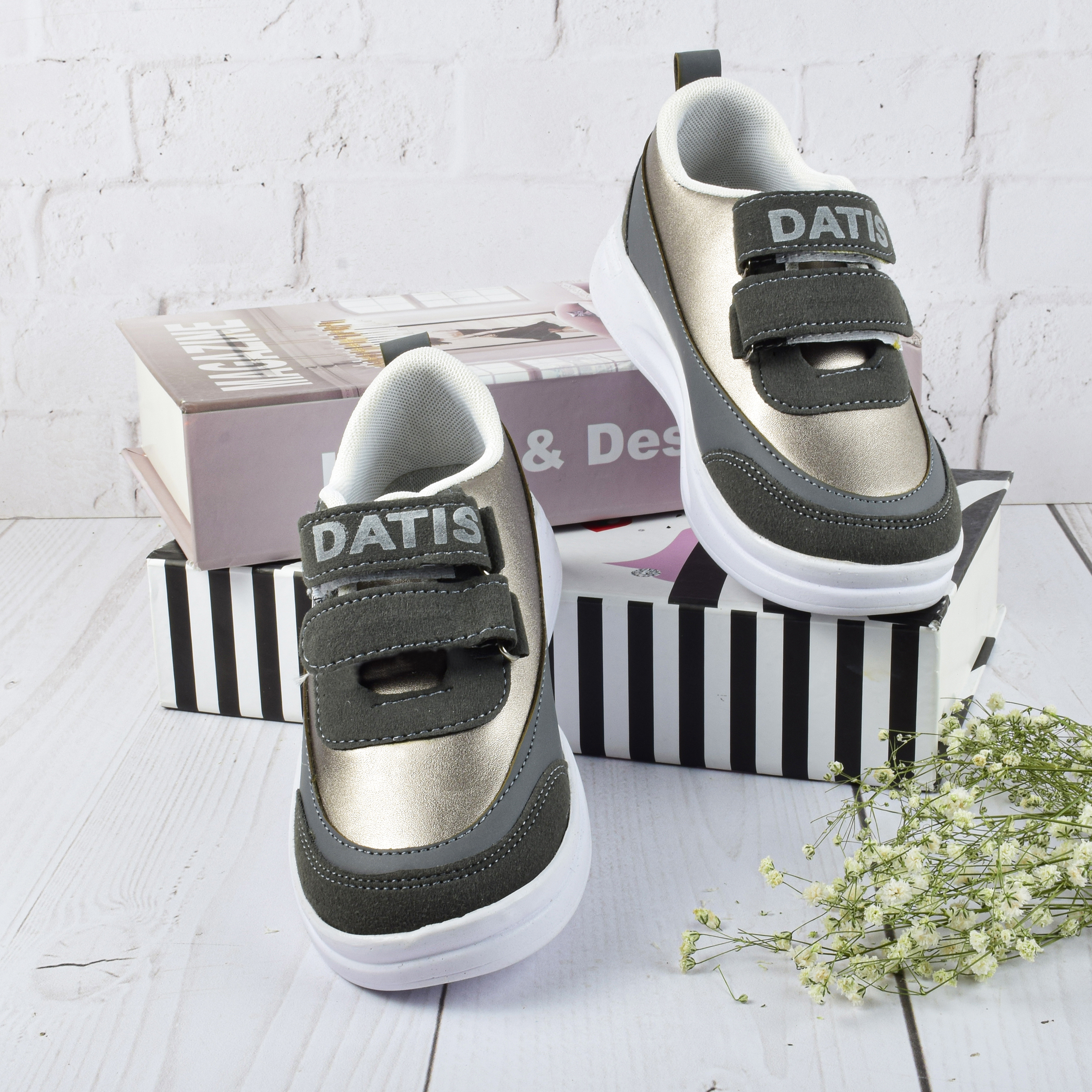 کفش راحتی بچگانه مدل دو چسب کد PLTN.3376