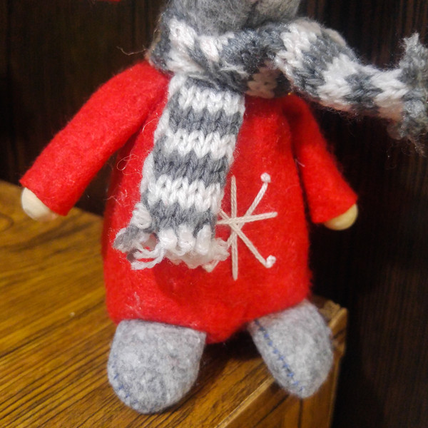 آویز عروسکی مدل موش سرمایی