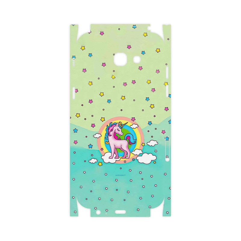 برچسب پوششی ماهوت مدل Rainbow unicorn adventure-FullSkin مناسب برای گوشی موبایل سامسونگ Galaxy A7 2017