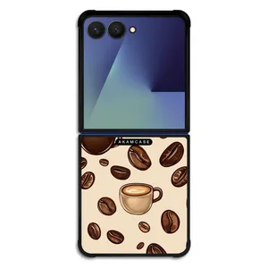 AKAM AMC-WSGZFLIP7-COFFEE-10 Cover For Samsung Galaxy Z Flip 7