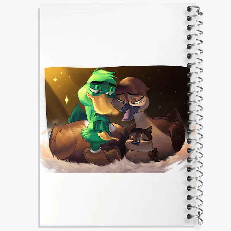 دفتر مشق 100 برگ خندالو طرح انیمیشن مهاجرت کد N59