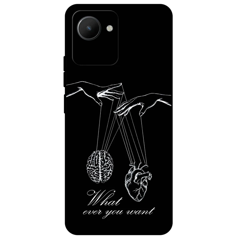 کاور مگافون طرح فکر و احساس مدل 1899 مناسب برای گوشی موبایل ریلمی C30 / C30S     