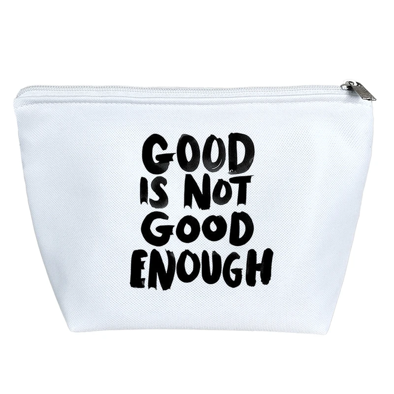 کیف لوازم آرایش دخترانه خندالو مدل Good Is Not Good Enough کد 6362