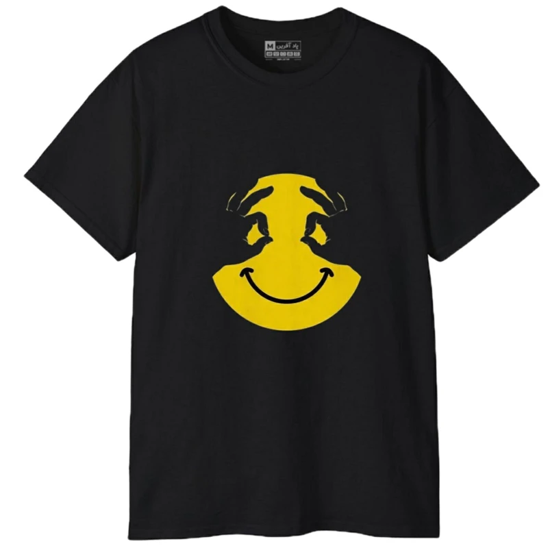 تی‌شرت آستین کوتاه مردانه پاد آفرین مدل استیکر کد 1980