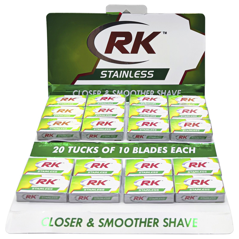 تیغ یدک اصلاح آر کی مدل DE10-1018 مجموعه 20 عددی تیغ یدک اصلاح آر کی مدل DE10-1018 مجموعه 20 عددی