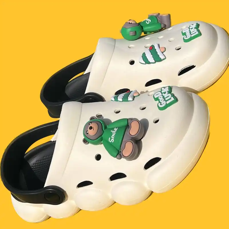 صندل زنانه مدل کراکس عروسک دار