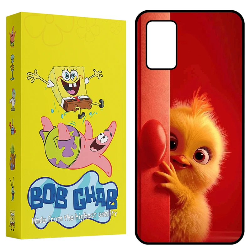 کاور باب قاب طرح جوجه مدل BCPA03S مناسب برای گوشی موبایل سامسونگ Galaxy A02s / M02s / A03s / F02s