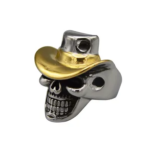 انگشتر مردانه طرح اسکلت مدل Cowboy کد Ts2