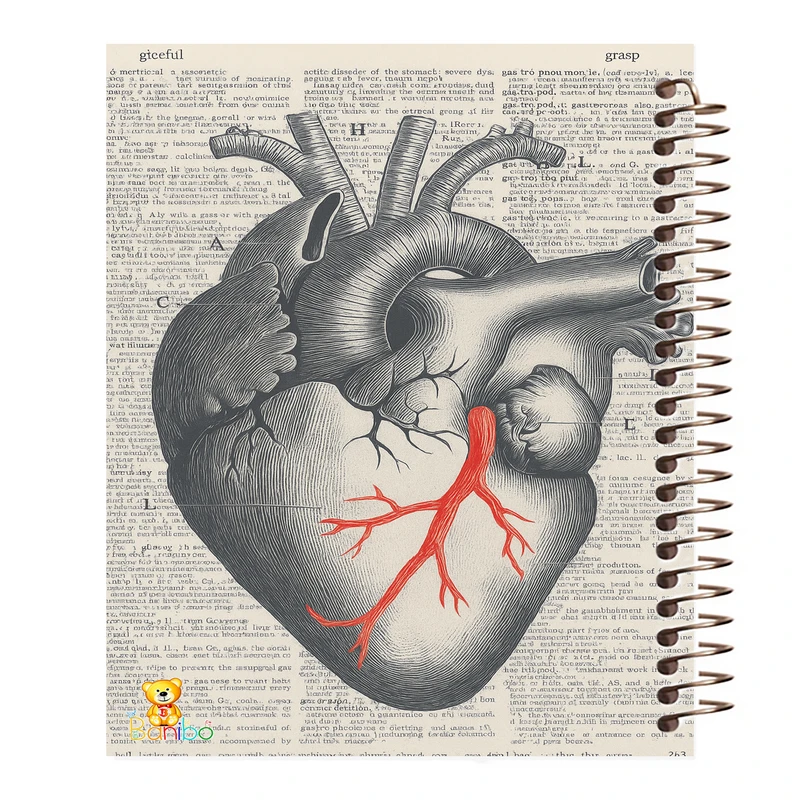 دفتر نقاشی 100 برگ بانیبو مدل قلب کد 2768